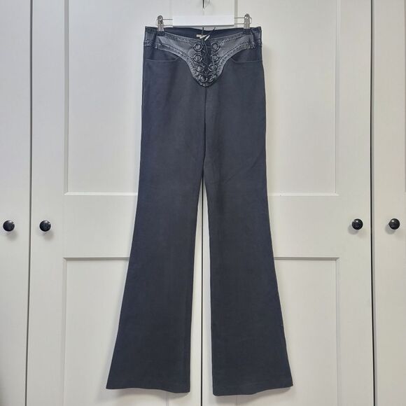 Max Studio Black Flared Pants, Xxs - Picture 2 of 8